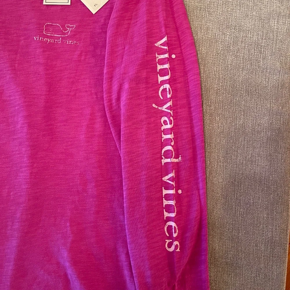 Vineyard Vines Women's Long Sleeve Tee * Pink Purple * NWT - Picture 6 of 12